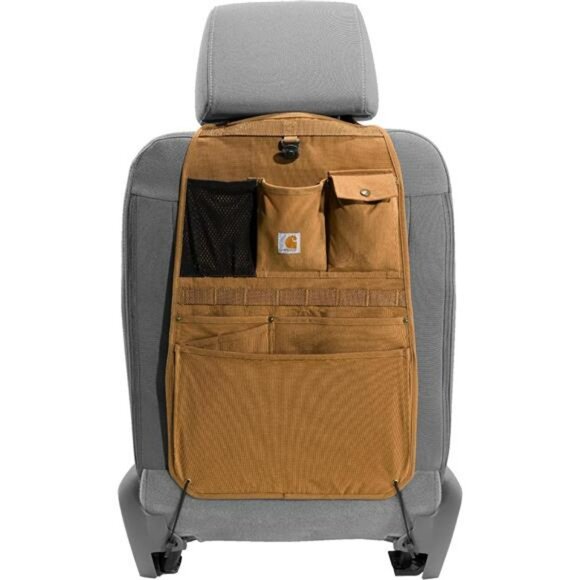 Universal Car Seat Back Organizer with Pockets MOLLE Hook Water Resistant - Picture 1 of 7